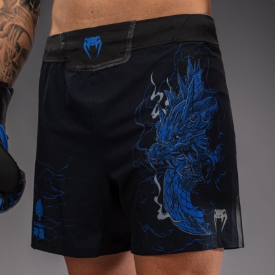 Шорты для единоборств Venum Thunder Dragon - Black/Royal Blue