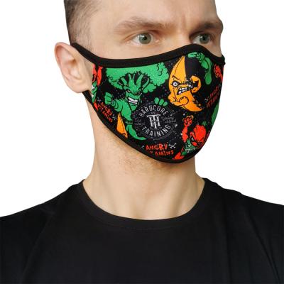 Защитная неопреновая маска Hardcore Training Angry Vitamins