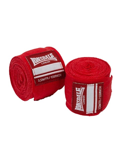 Бинты боксерские Lonsdale Pro Hand - Red (3.5 м) | Фото 2