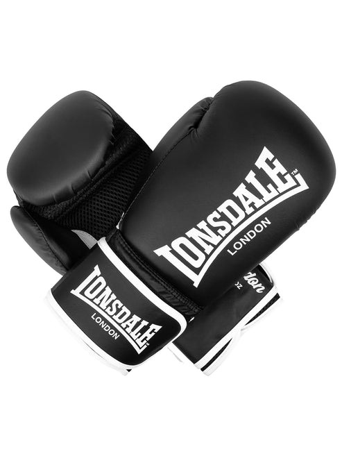 Боксерские перчатки Lonsdale Ashdon - Black | Фото 1