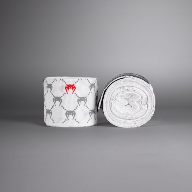 Бинты боксерские Venum Monogram Advanced - White (2.5 m) | Фото 1