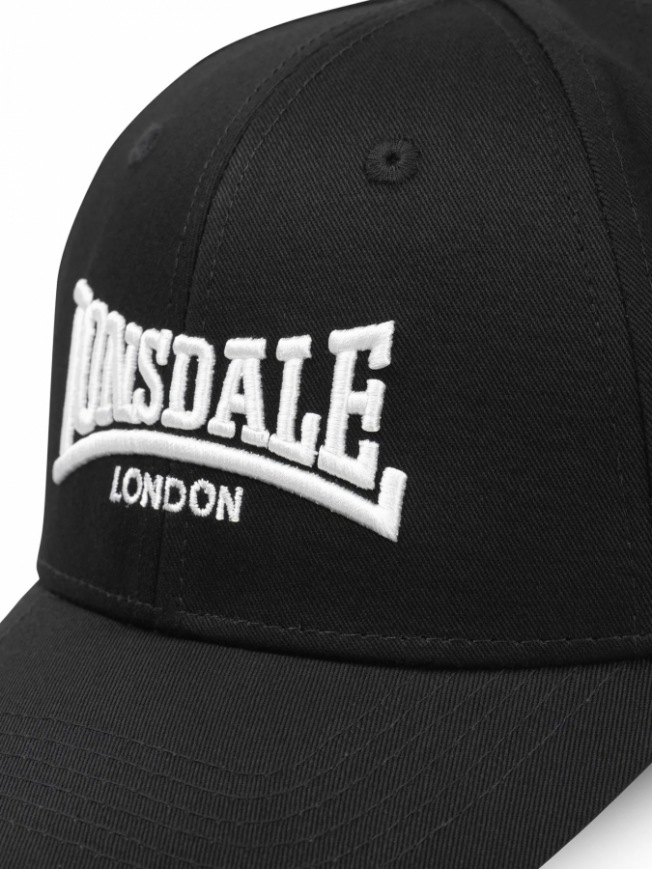 Бейсболка Lonsdale Wigston - Black/White | Фото 2