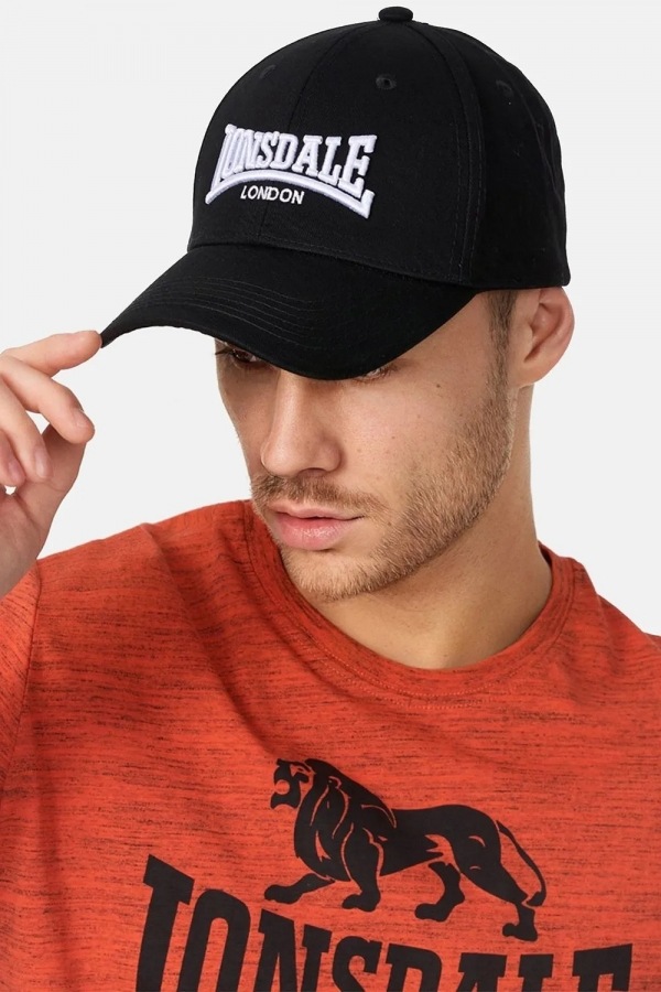 Бейсболка Lonsdale Wigston - Black/White | Фото 4