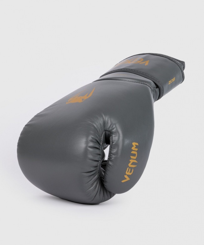 Детские боксерские перчатки Venum Contender 1.5 - Graphite/Gold | Фото 4