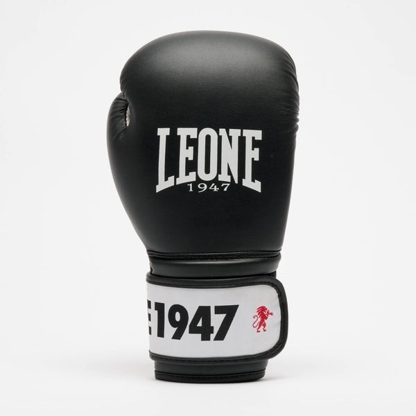 Боксерские перчатки Leone 1947 Stripe 47 GN209 - Black | Фото 1