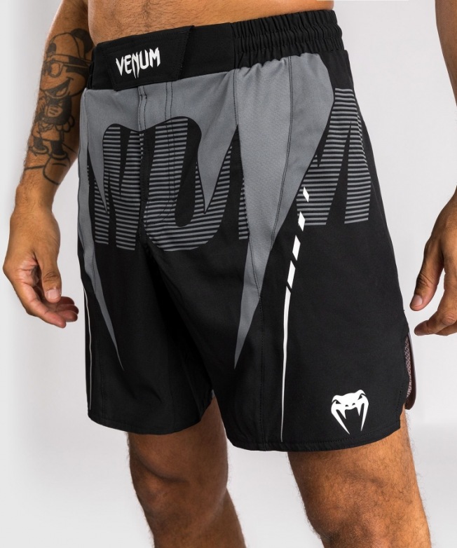 Шорты для единоборств Venum Adrenaline - Black/Silver/Grey | Фото 3