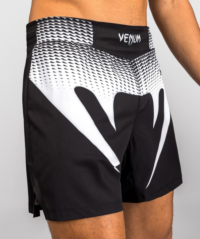 Шорты для единоборств Venum No Gi - Black/White | Фото 4