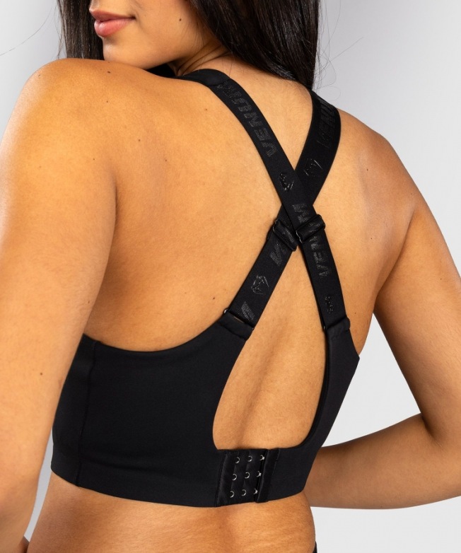 Спортивный топ женский Venum Essential - Black | Фото 3