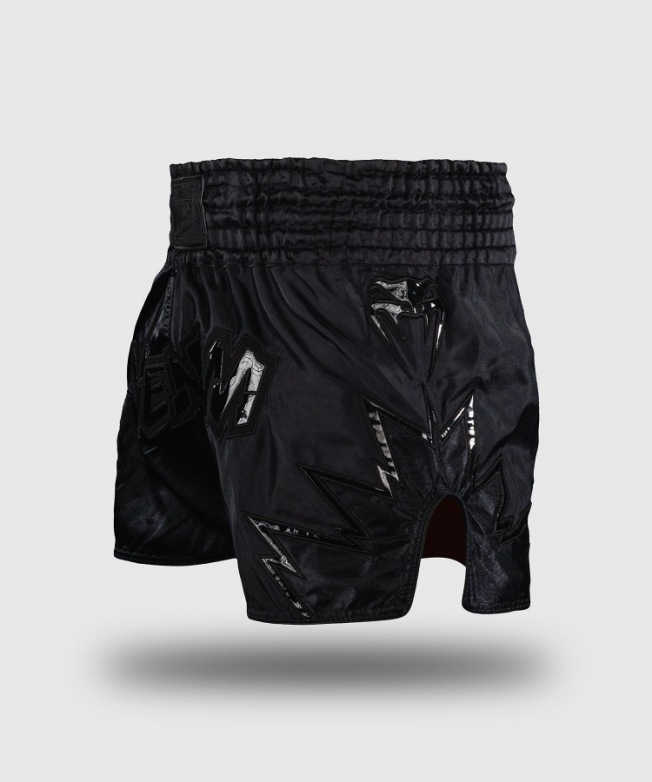 Тайские шорты Venum Inferno 2.0 - Black/Grey | Фото 2