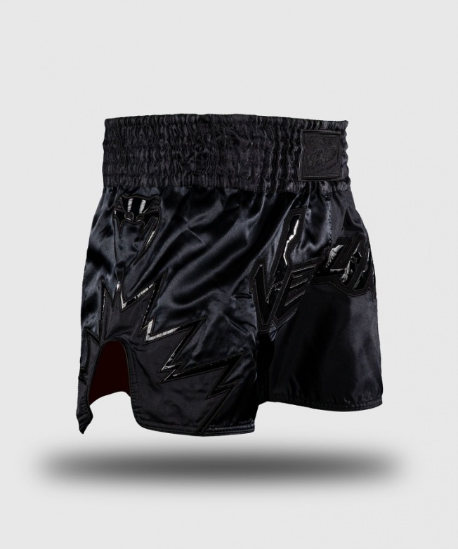 Тайские шорты Venum Inferno 2.0 - Black/Grey | Фото 1