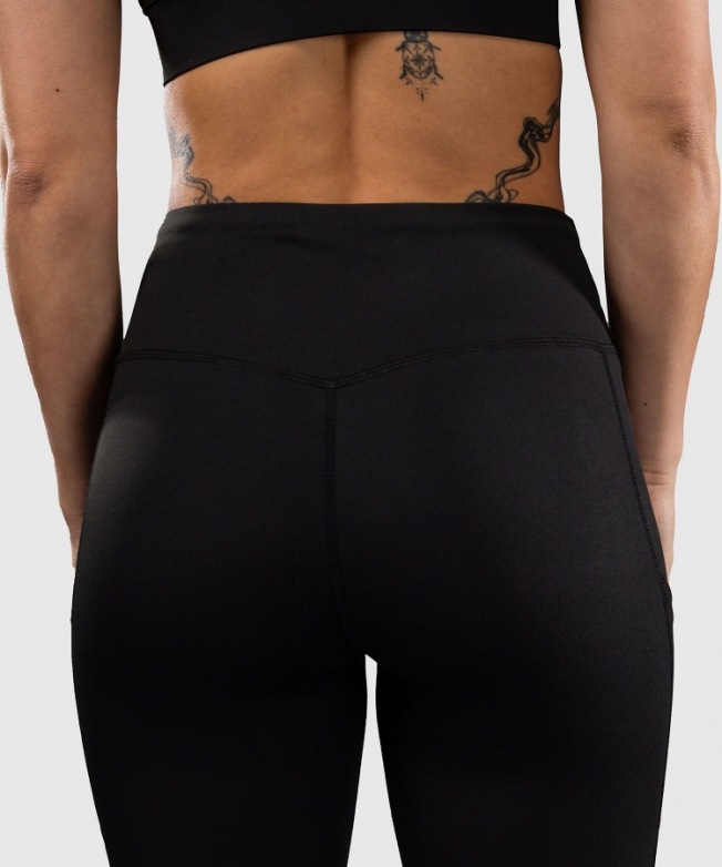 Женские компрессионные штаны Venum Lazer - Black/Yellow | Фото 6