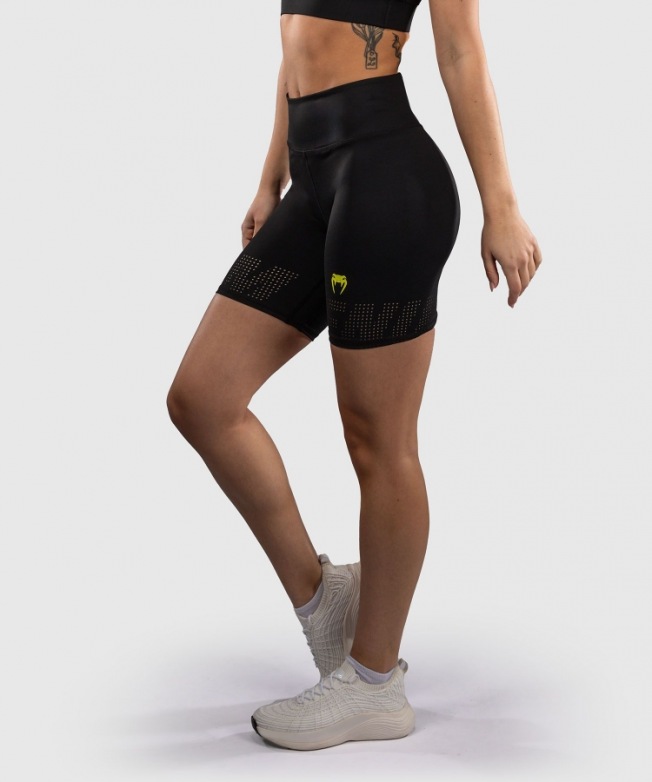 Женские компрессионные шорты Lazer - Black/Yellow | Фото 4