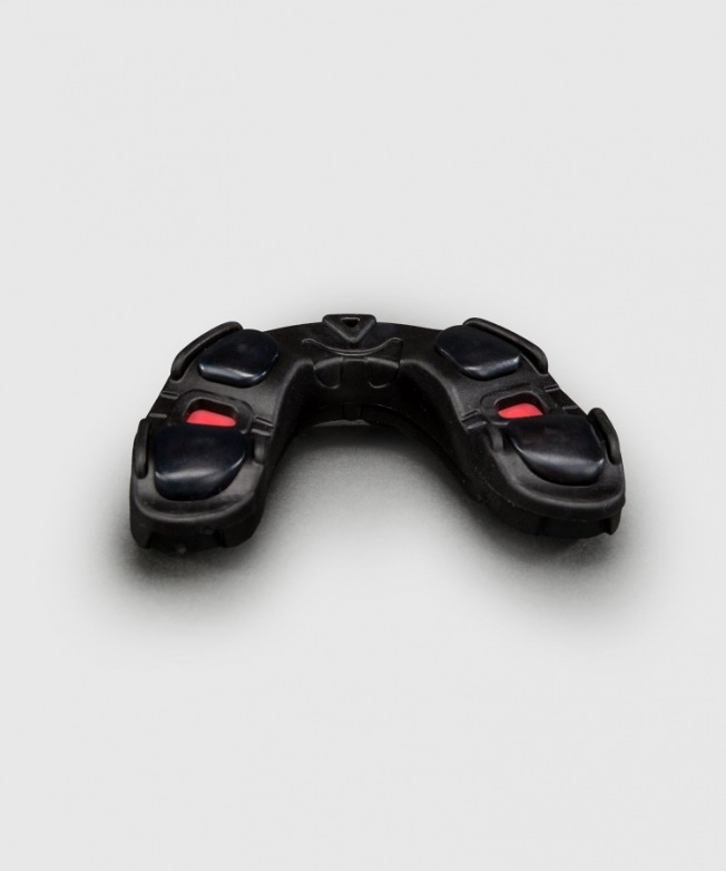 Капа боксерская Venum Predator - Black/Black/Red | Фото 3