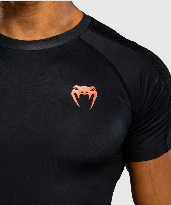 Рашгард Venum Thunder Dragon SS - Black/Grey/Copper | Фото 5