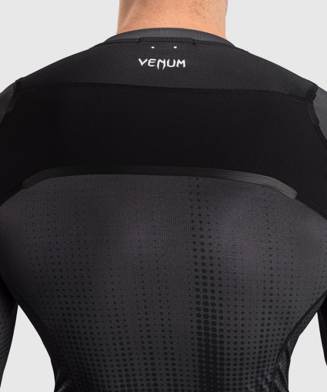 Рашгард Venum Stealth LS - Black/White | Фото 5