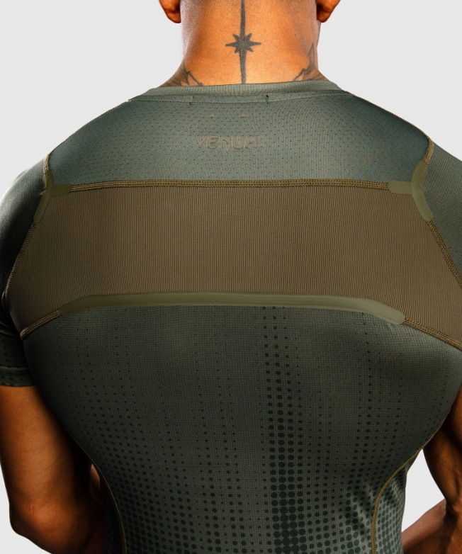 Рашгард Venum Stealth SS - Khaki/Dark Green | Фото 5