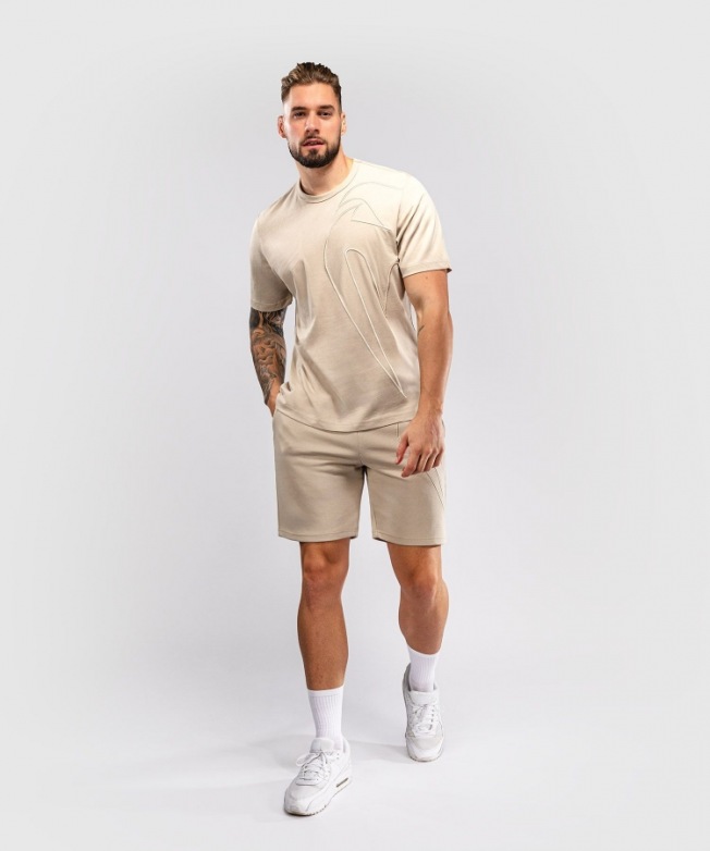 Футболка Venum Giant 3D - Beige | Фото 3