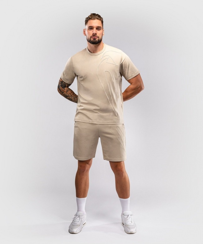 Футболка Venum Giant 3D - Beige | Фото 5
