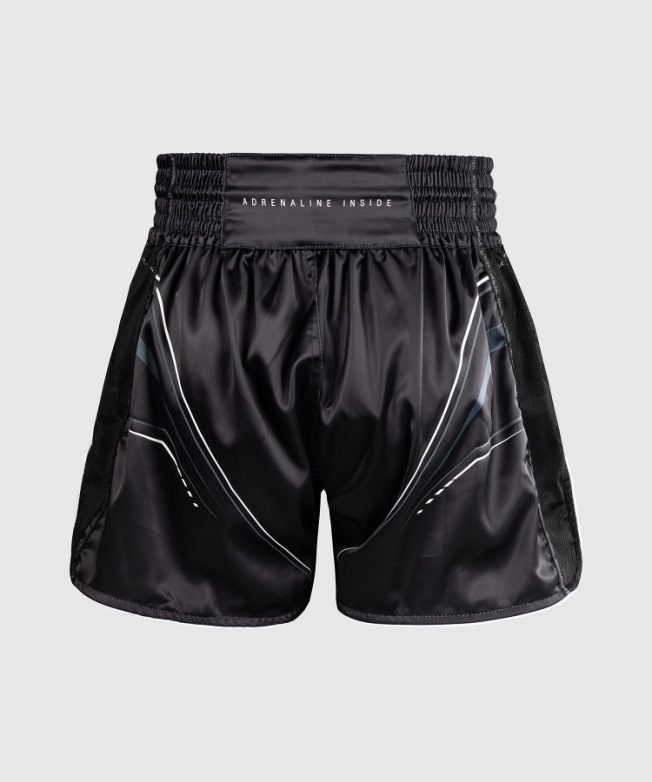 Тайские шорты Venum Streamline - Black/White | Фото 3