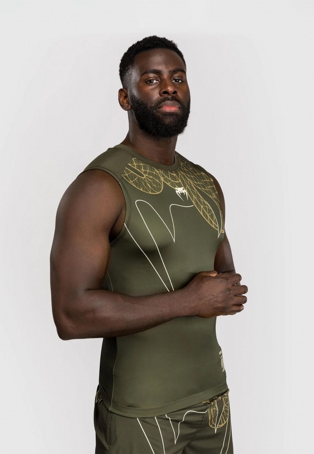 Рашгард Venum Serpenti Sleeveless - Khaki/Bronze/Ivory | Фото 3