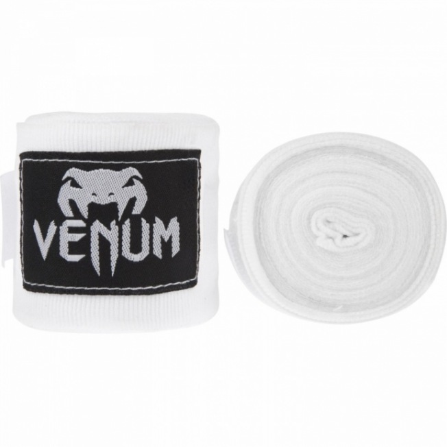 Бинты боксерские Venum Kontact - White (4m)