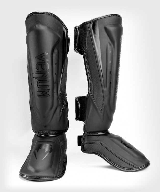 Шингарды Venum Elite Evo - Black/Black