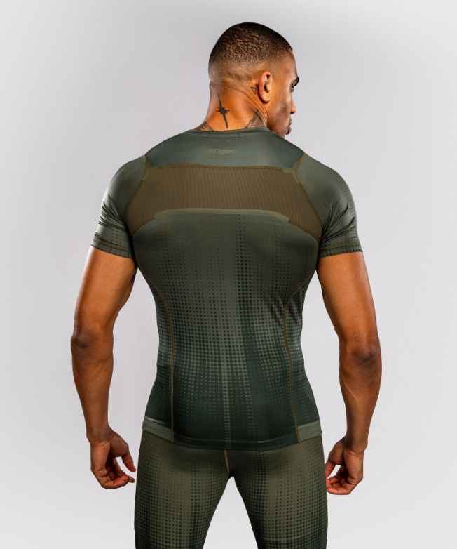 Рашгард Venum Stealth SS - Khaki/Dark Green | Фото 3