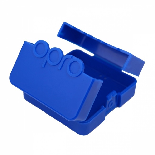 Антимикробный футляр для капы OPRO - Blue | Фото 2