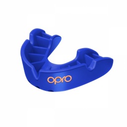 Боксерская капа взрослая Opro Self-Fit Bronze - Blue