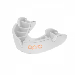 Боксерская капа взрослая Opro Self-Fit Bronze - White