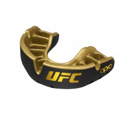 Боксерская капа взрослая  Opro Self-Fit Gold UFC - Black/Gold