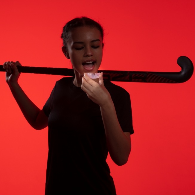 Детская боксерская капа Opro Self-Fit Silver - Clear | Фото 3