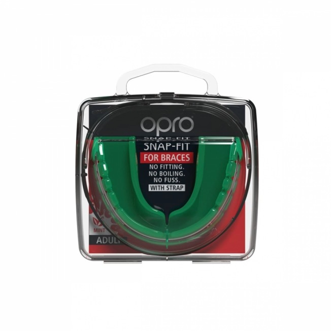 Боксерская капа для брекетов Opro Snap-Fit - Mint | Фото 1