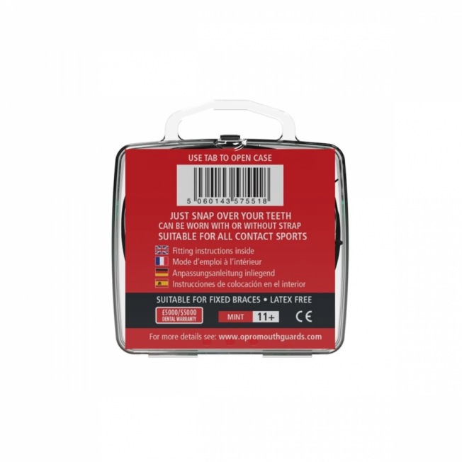 Боксерская капа для брекетов Opro Snap-Fit - Mint | Фото 2