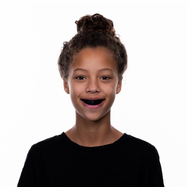 Детская боксерская капа Opro Snap-Fit - Black | Фото 3