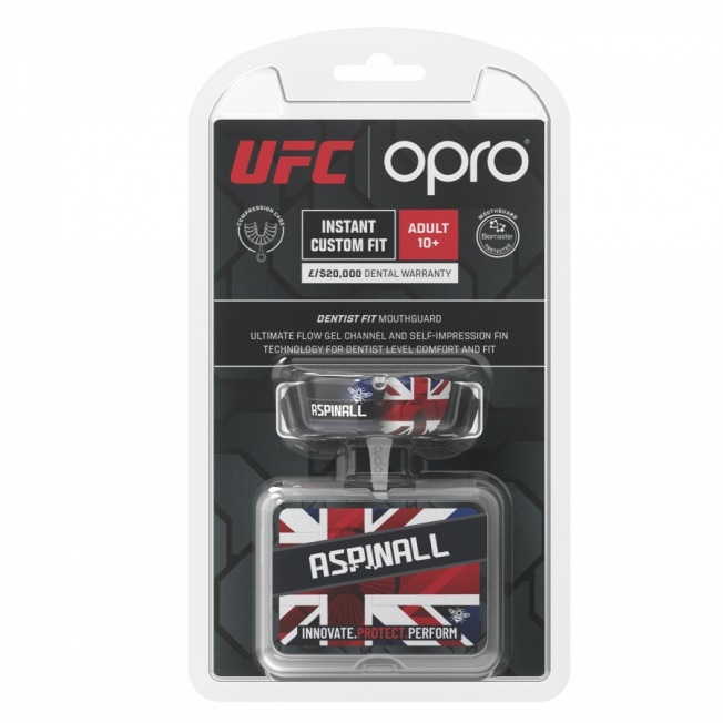 Боксерская капа OPRO Instant Custom-Fit UFC Fighter - Aspinall | Фото 4