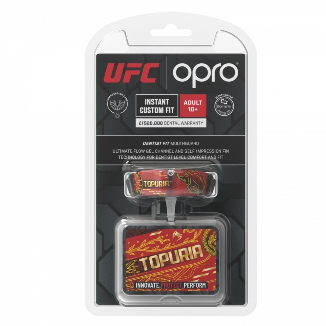 Боксерская капа OPRO Instant Custom-Fit UFC Fighter - Topuria | Фото 4