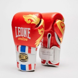 Боксерские перчатки Leone Thai Style GN114 - Red