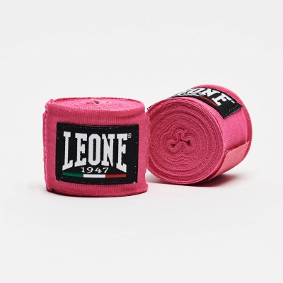 Боксерские бинты Leone AB705 - Pink (2.5m)
