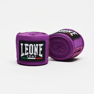 Боксерские бинты Leone AB705 - Purple (3.5m)