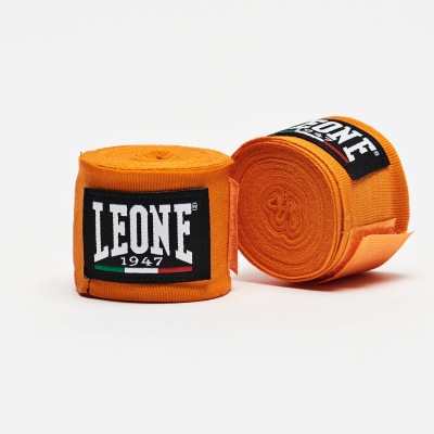 Боксерские бинты Leone AB705 - Orange (3.5m)