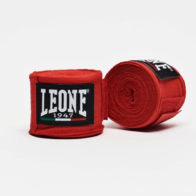 Боксерские бинты Leone AB705 - Red (4.5m)