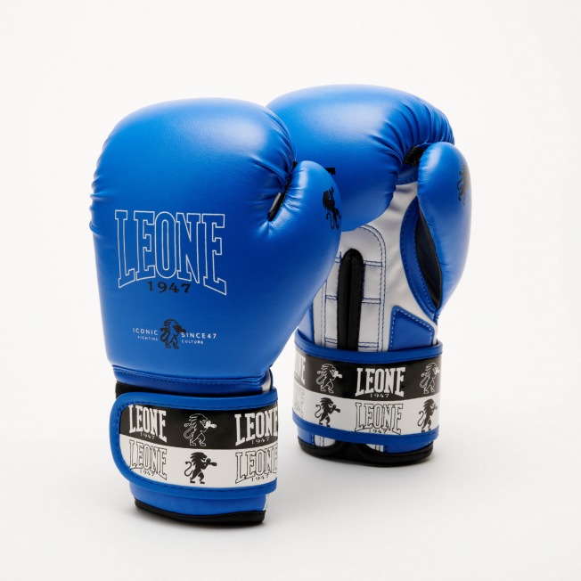 Детские боксерские перчатки Leone Iconic GN408J - Blue