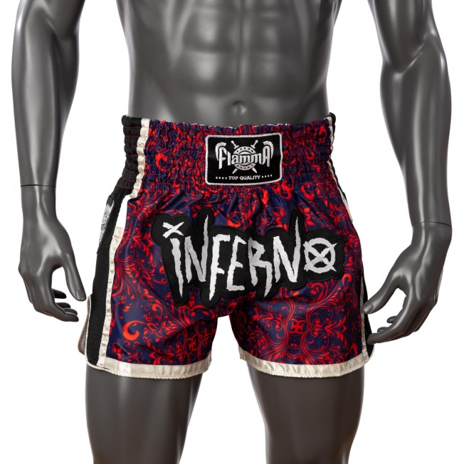 Тайские шорты Flamma Inferno - Red | Фото 1