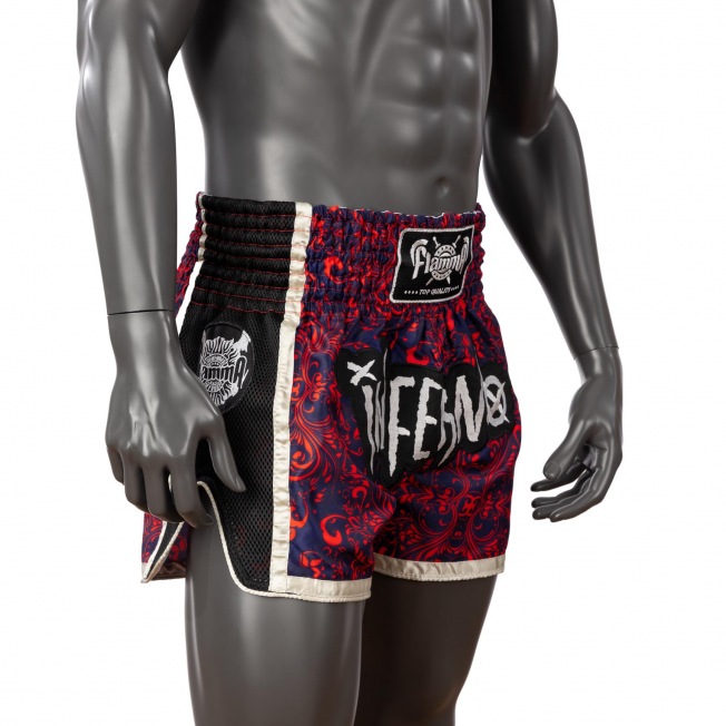 Тайские шорты Flamma Inferno - Red | Фото 2