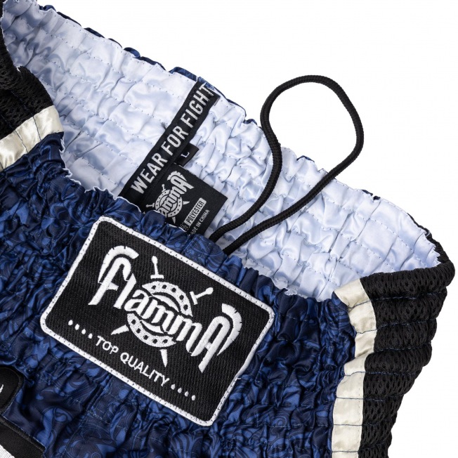 Тайские шорты Flamma Inferno - Blue | Фото 4