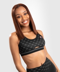 Спортивный топ женский Venum Monogram - Black/Pink Gold
