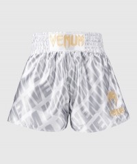 Тайские шорты Venum Contender XT - White/Silver