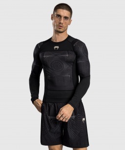 Рашгард Venum G-Fit Air LS - Deep Black/Desert Sand