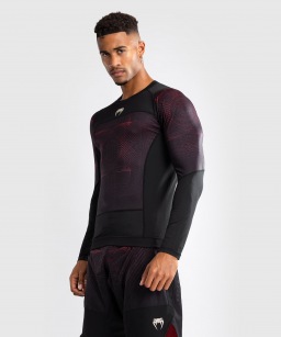 Рашгард Venum G-Fit Air LS - Deep Black/Fire Red